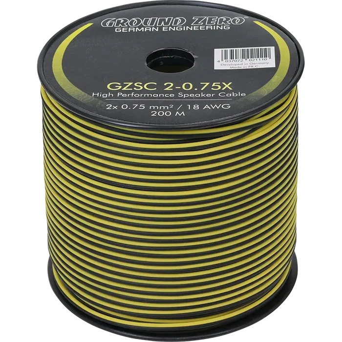 Ground Zero-GZSC 2-0.75X-2x0,75mm² Lautsprecherkabel-masori-kaufen