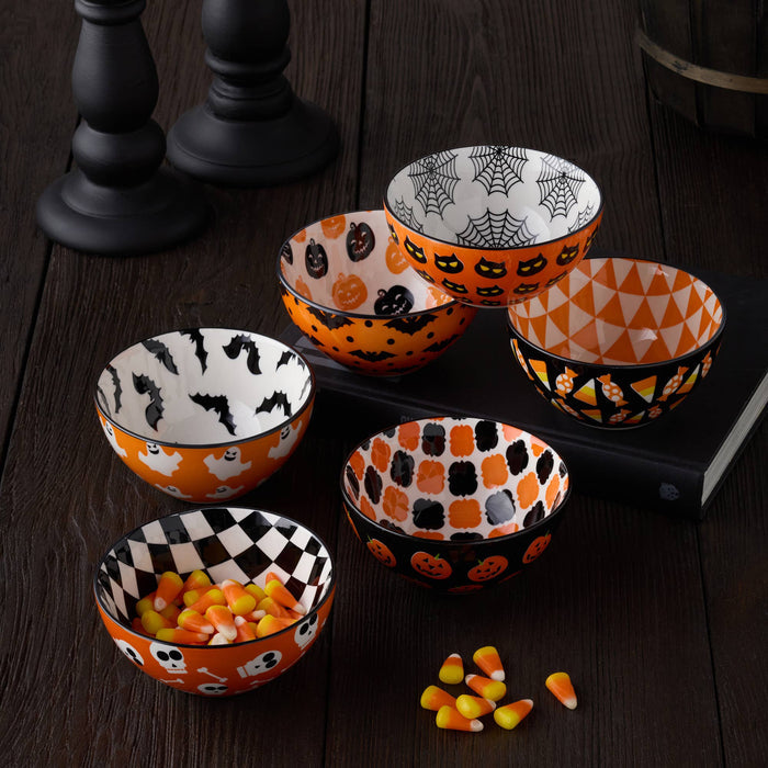 Halloween Pad Print All Purpose Bowl 5in 6 asst