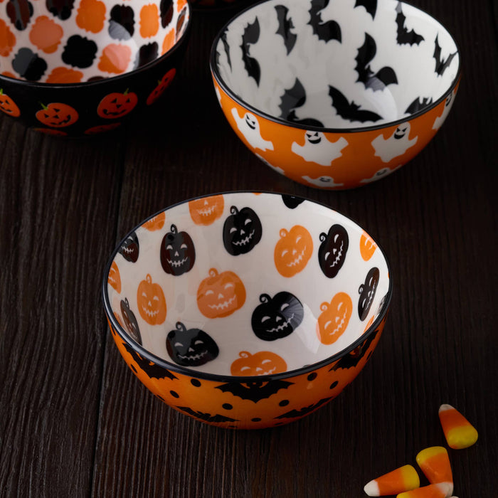Halloween Pad Print All Purpose Bowl 5in 6 asst