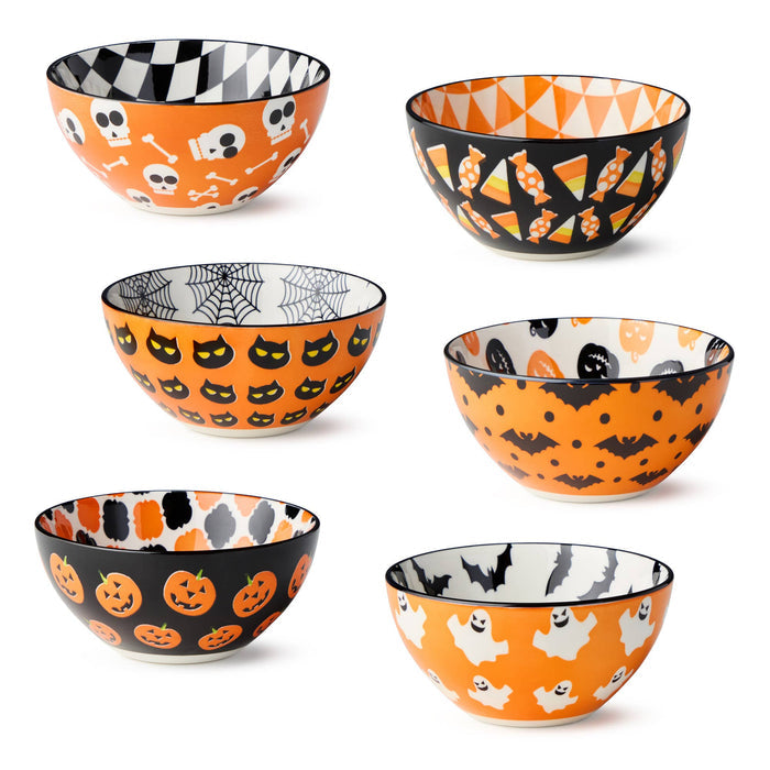 Halloween Pad Print All Purpose Bowl 5in 6 asst