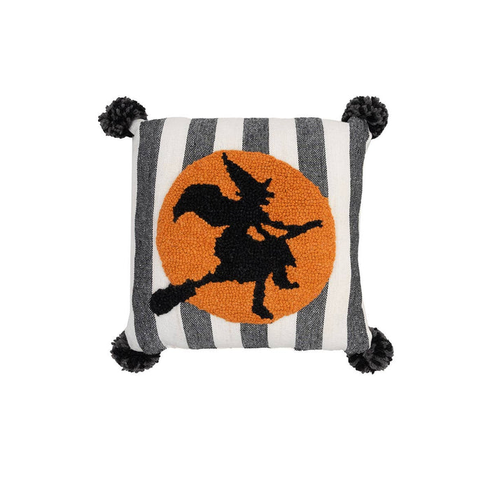 Halloween Witchy Moon Throw Pillow