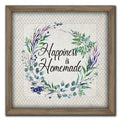 Happiness is Homemade Framed Art