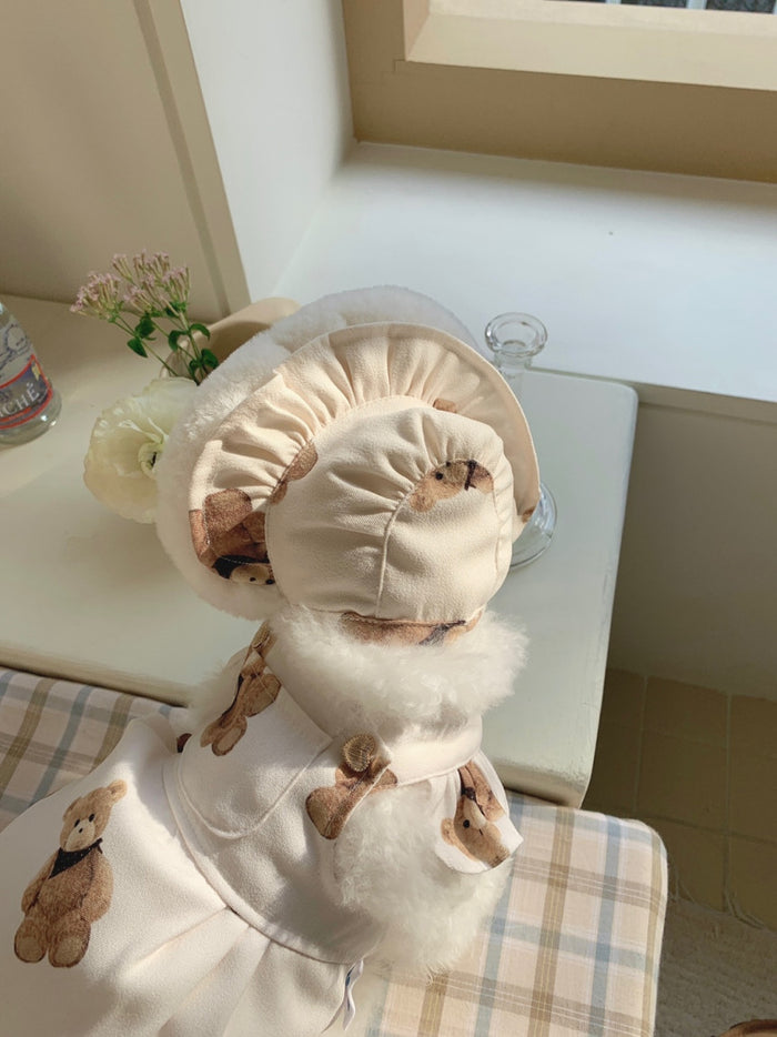 Hazelnut Teddy Dress Set