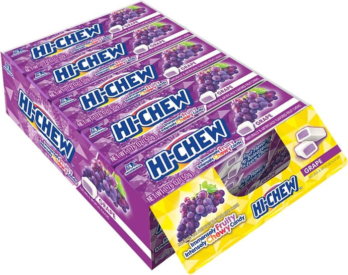 Hi-Chew Grape Fruit Chews - 1.76-oz. Bar - My Store wholesale supplier A1 main