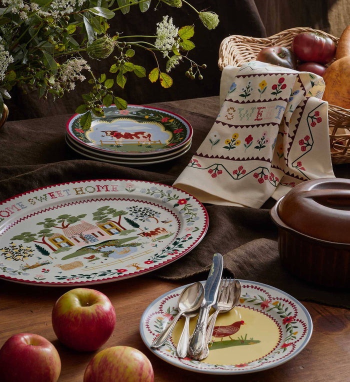 Home Sweet Home Large Porcelain Serving Platter