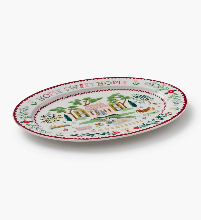 Home Sweet Home Large Porcelain Serving Platter