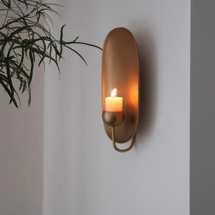 Gold Iron Wall Sconce — product view 8