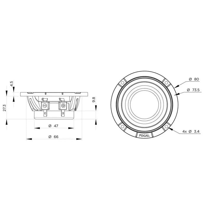 Focal-K2 Power M 3KM-3" (8cm) Mitteltöner-masori-kaufen
