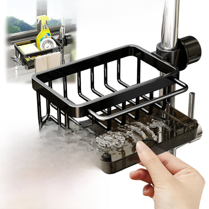 Kitchen Sink Organizer with Drain Tray