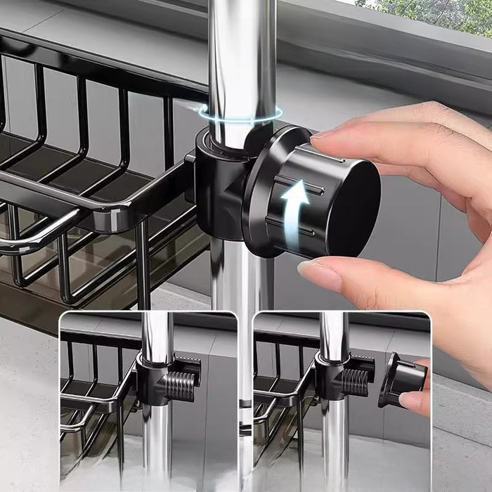 Kitchen Sink Organizer with Drain Tray