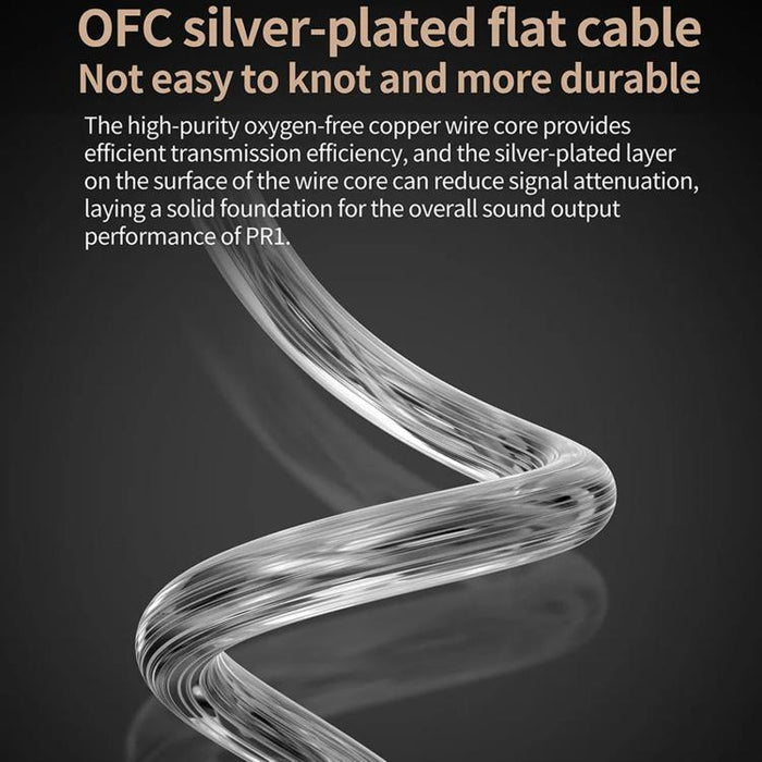 KZ-PR1 Planar Magnetic Wired Earphones – 13.2mm Driver, Hi-Res Hi-Fi, With Mic