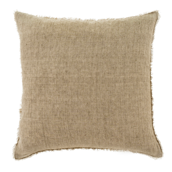 Layna Linen Pillow | Almond