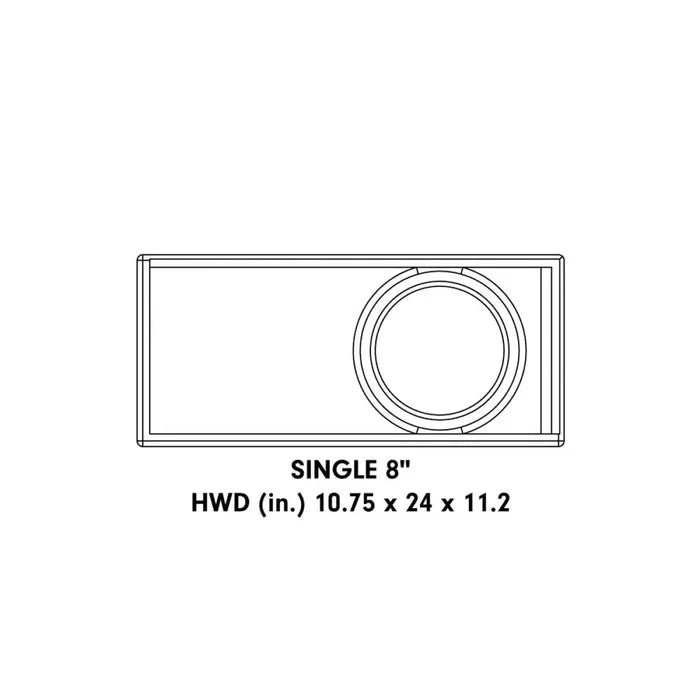 DD Audio-LE-508.1-8" (20cm) Gehäusesubwoofer-masori-kaufen