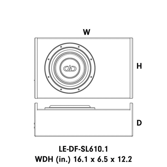 DD Audio-LE-DF-SL610-10" (25cm) Gehäusesubwoofer-masori-kaufen