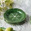 Le Jardin Cabbage 3-D Salad Plate 9in