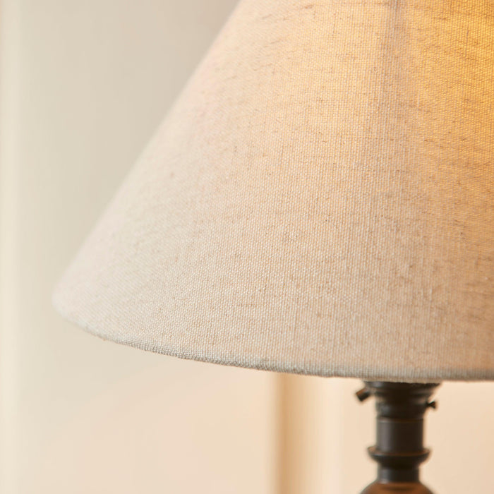 Lille Black Table Lamp With 22cm Linen Shade — product detail