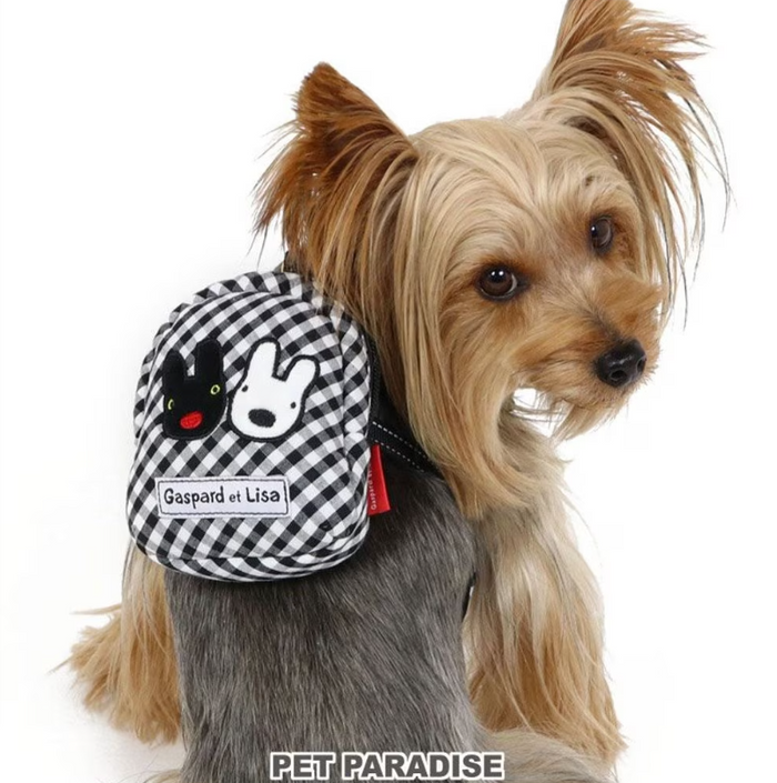 Lisa&Gaspard Gingham Backpack Harness