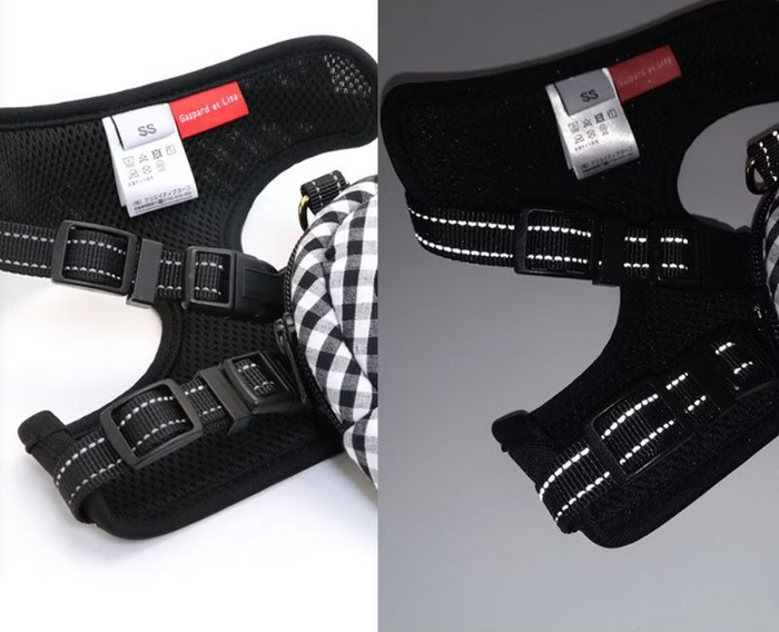 Lisa&Gaspard Gingham Backpack Harness