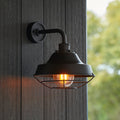 Lloyd Black Outdoor Wall Light - IP44 by Endon Lighting — suits living rooms, bedrooms & hallways