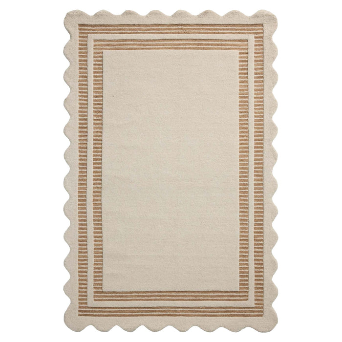 Loloi Scottie Rug | Ivory/Rust