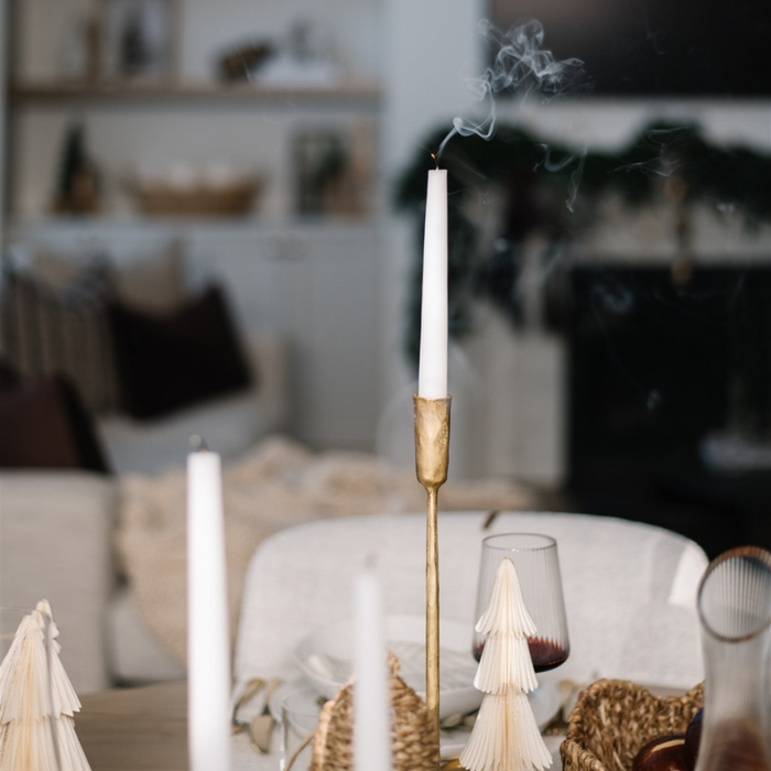 Luna Candlestick | Gold