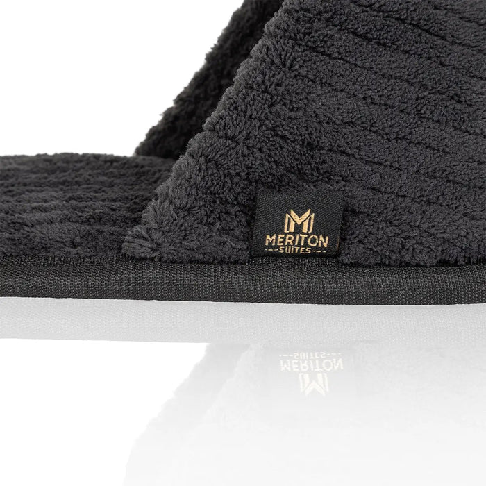 Meriton Suites Luxe Slippers Black by Shop Meriton Suites. Shop Meriton Suites