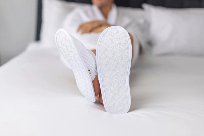Meriton Suites Luxe Slippers White by Shop Meriton Suites. Shop Meriton Suites
