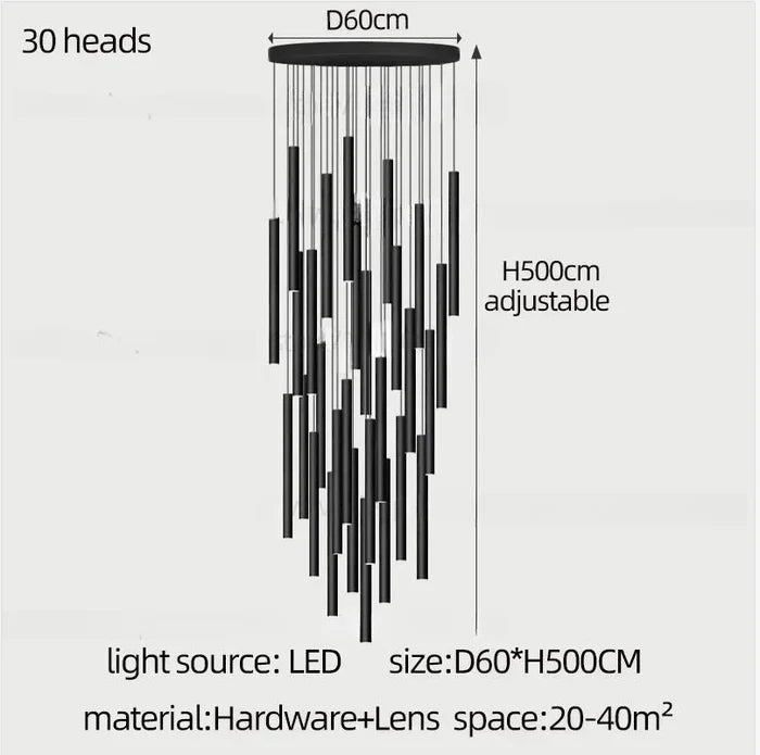 Warm White Hardware+Acrylic Pendant Light, catalog view 5
