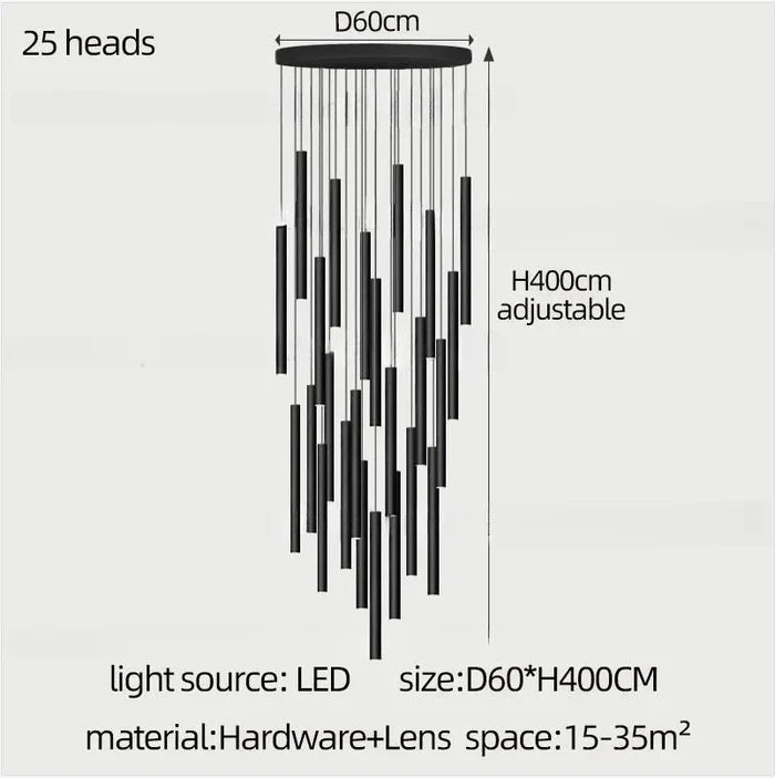 Warm White Hardware+Acrylic Pendant Light, catalog view 7