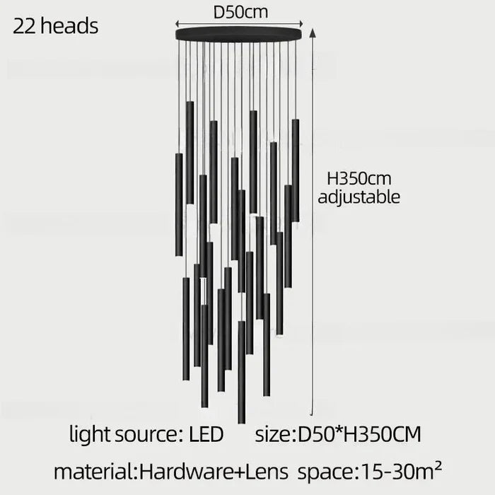 Warm White Hardware+Acrylic Pendant Light, catalog view 8