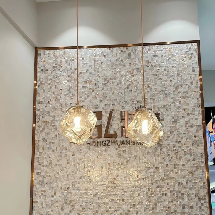 Metal + Glass Pendant Light — product view 3