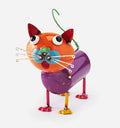 Metal Standing Cat Figurine