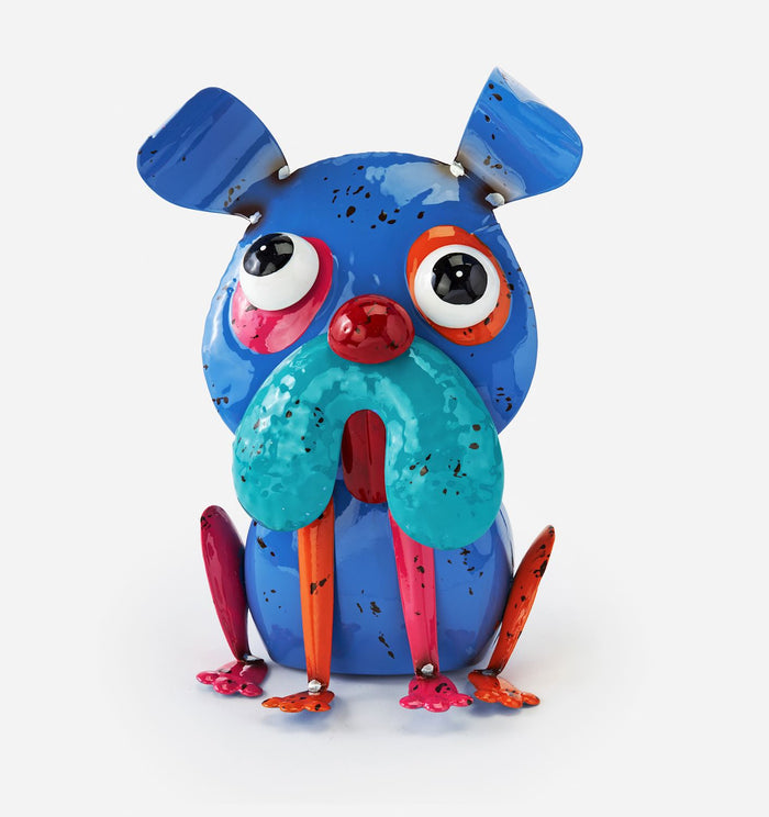 Metal Standing Dog Figurine