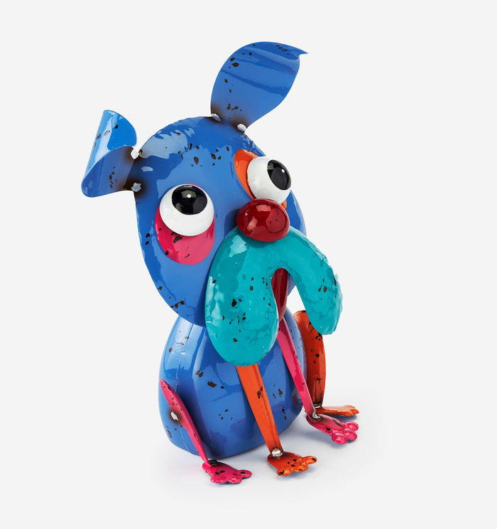 Metal Standing Dog Figurine