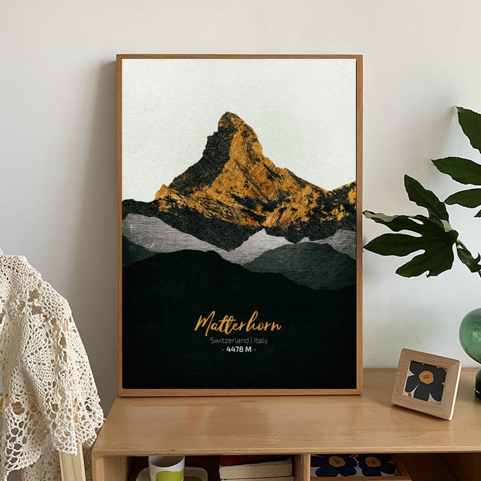 Minimalist Abstract Wall Print – 4478M, 30x42cm