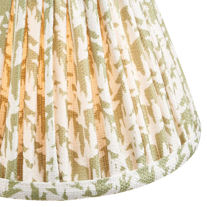 Morton Rechargeable Table Lamp & Leaf 16cm Herb Garden Green Shade — lifestyle setting