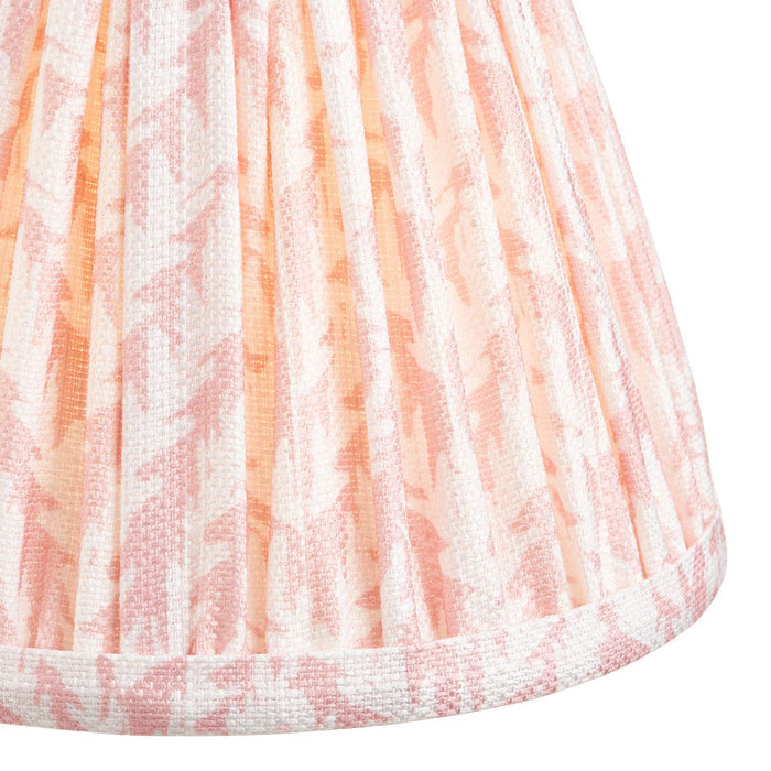 Morton Rechargeable Table Lamp & Leaf 16cm Peachy Keen Shade — additional angle