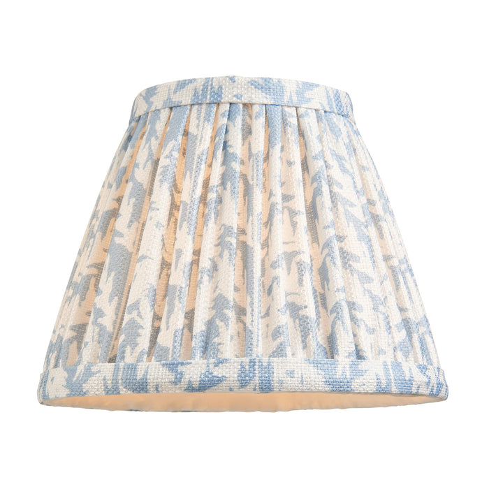 Morton Rechargeable Table Lamp & Leaf 16cm Shell Bay Blue Shade — additional angle