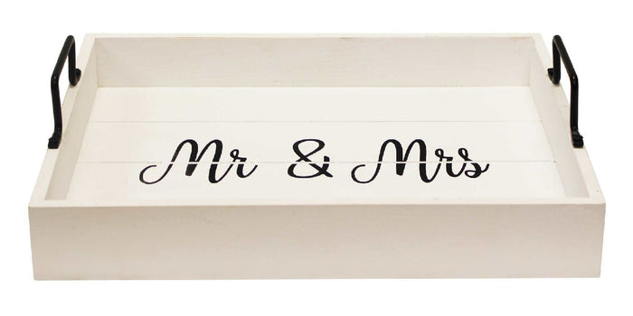 Mr. & Mrs. Wooden Tray