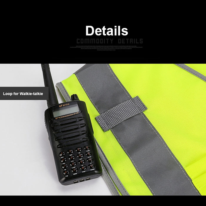 Multi-pockets Safety Vest Reflective Workwear Clothing