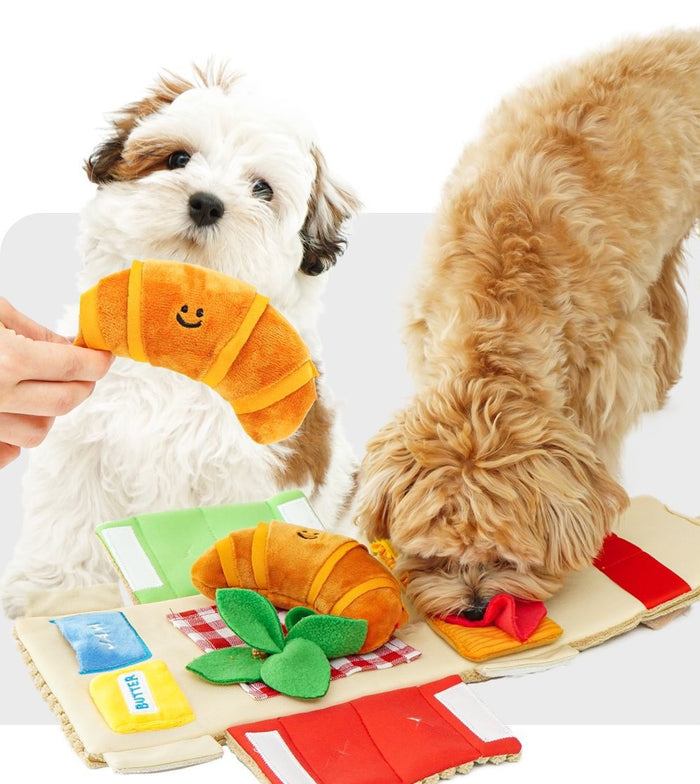 MyFluffy Picnic Basket Snuffle Toy Set