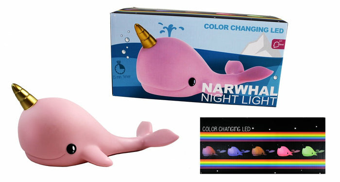 Narwhal Color Changing Night Light