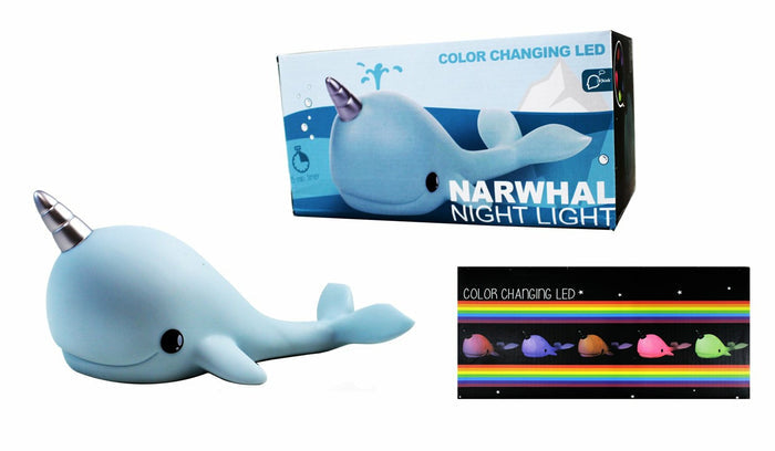 Narwhal Color Changing Night Light