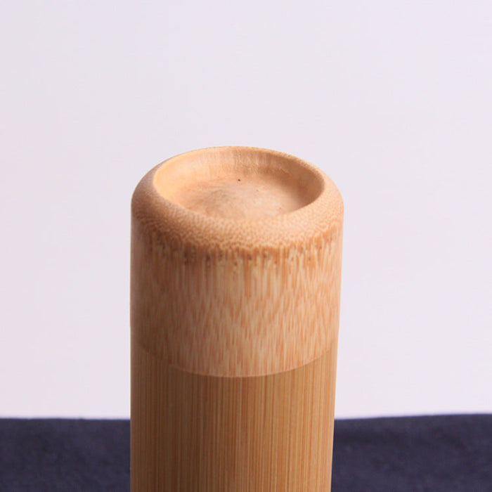 Natural Bamboo Tea Canister – 13CM