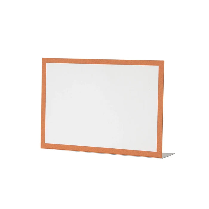 Orange Place Card