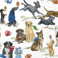 Paper Cocktail Napkins 20 Ct Football Dogs