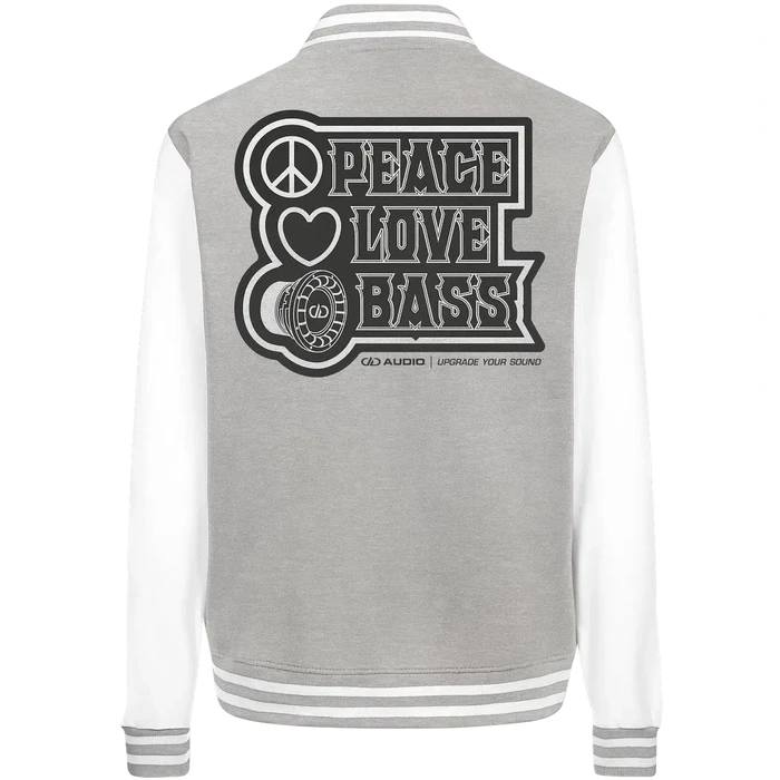 DD Audio-Peace love bass College Jacket-Jacken und Zipper-masori-kaufen