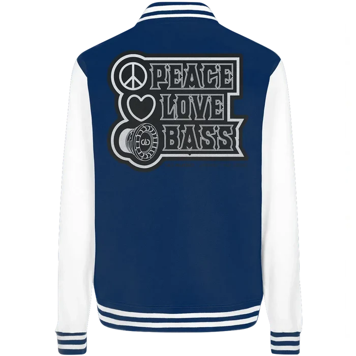 DD Audio-Peace love bass College Jacket-Jacken und Zipper-masori-kaufen