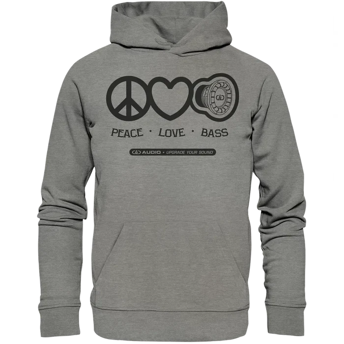 DD Audio-Peace love bass Hoodie-Hoodie-masori-kaufen