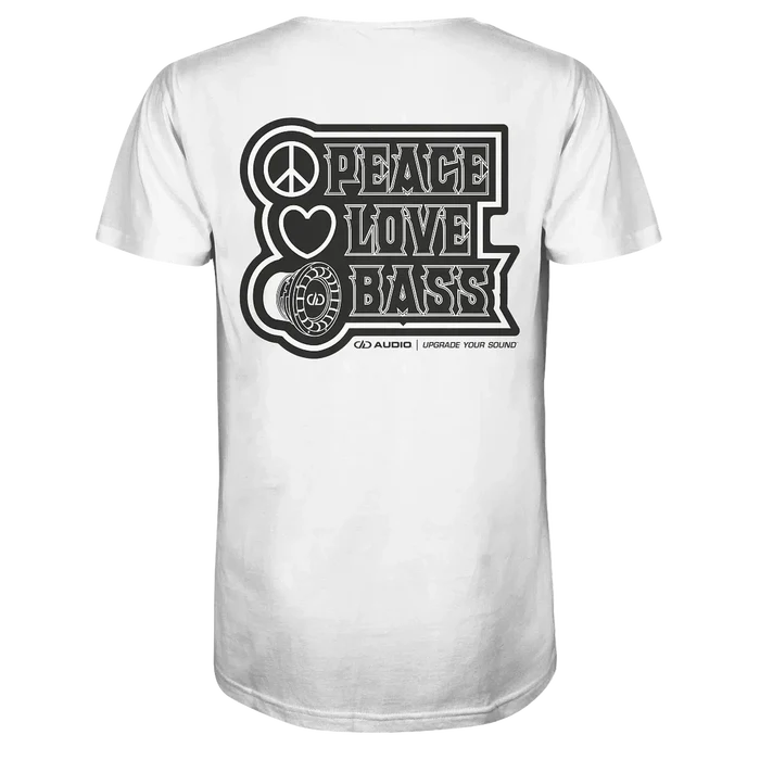 DD Audio-Peace love bass Shirt-T-Shirt-masori-kaufen